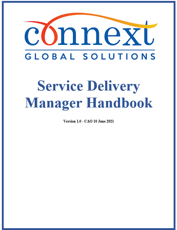 Service Delivery Manager Handbook