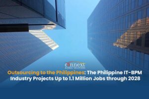 view of two buildings corporate Outsourcing to the Philippines The Philippine IT-BPM Industry Targets Up to 1.1 Million Jobs in 2028