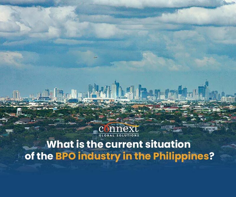 What is the current situation of the BPO industry in the Philippines cityscape buildings