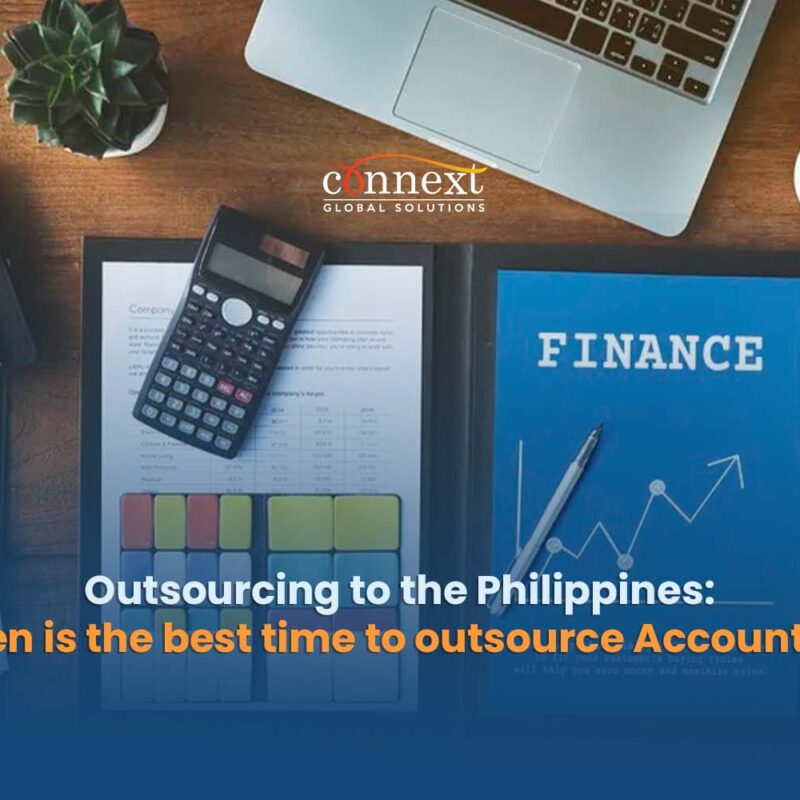 Outsourcing to the Philippines When is the best time to outsource Accounting finance office desk with calculator