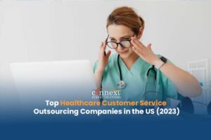 Top-Healthcare-Customer-Service-Outsourcing-Companies-in-the-US-2023-nurse-with-stethoscope-and-laptop