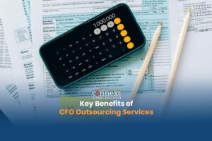 Key Benefits of CFO Outsourcing Services calculator and ballpen for accounting