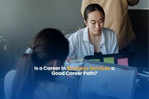 Is a Career in Business Services a Good Career Path asian women with laptops working in office