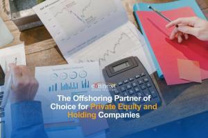 The-Offshoring-Partner-of-Choice-for-Private-Equity-and-Holding-Companies-data-reporting-paperwork-wuth-graphs-with-calculator-Connext