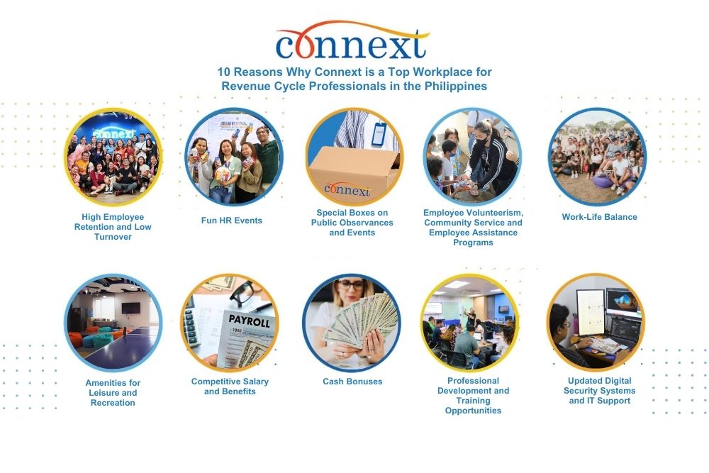 10 Reasons Why Connext Global Solutions is a Top Workplace for Revenue Cycle Professionals in the Philippines