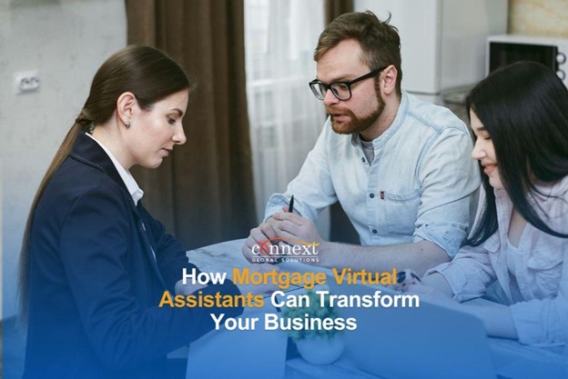 How Mortgage Virtual Assistants Can Transform Your Business woman in corporate attire talking to clients