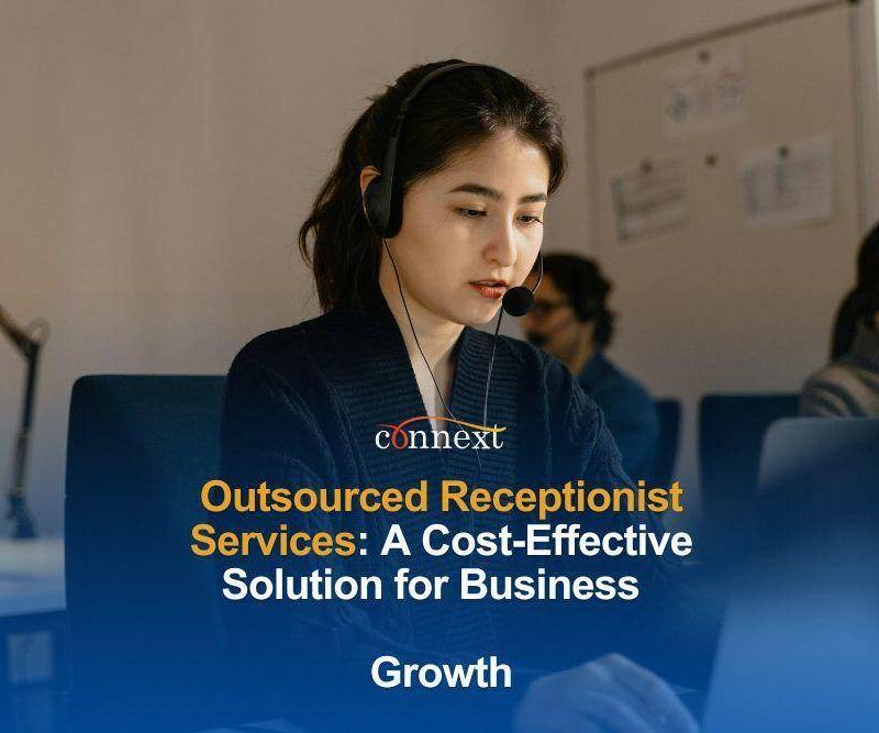 Outsourced Receptionist Services: A Cost-Effective Solution for Business Growth woman wearing a headset in office