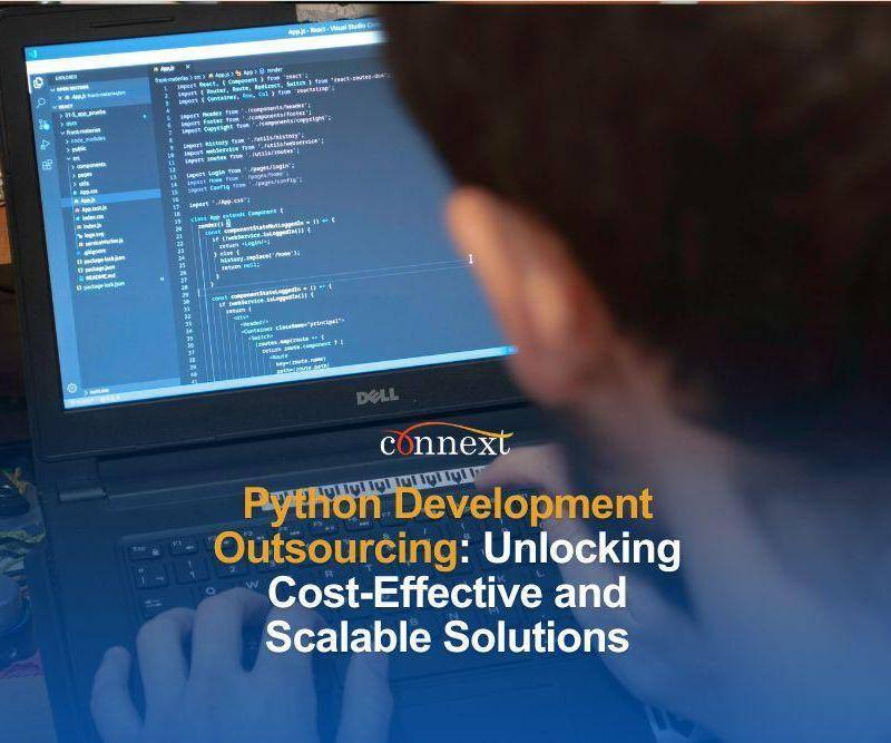 Python Development Outsourcing: Unlocking Cost-Effective and Scalable Solutions man coding in laptop