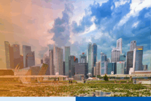 Singapore-skyline-and-marina-bay-district
