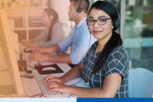 Co-managed nearshore team in Colombia collaborating with U.S. leadership through structured performance oversight and shared accountability.