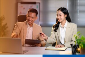 Accountants from Philippines having a meeting 