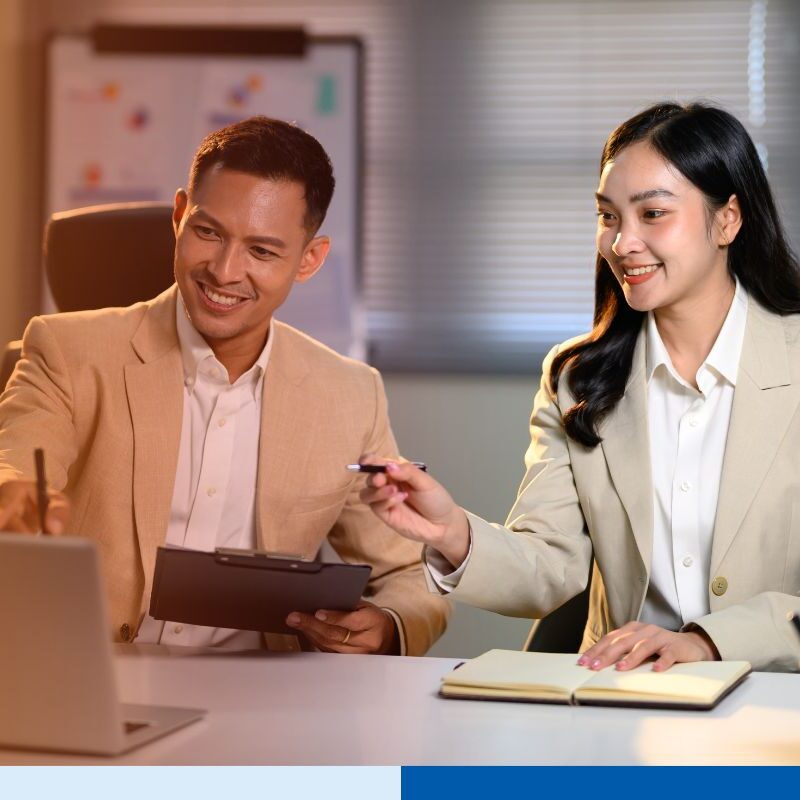 Accountants from Philippines having a meeting 