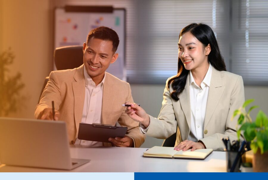 Accountants from Philippines having a meeting