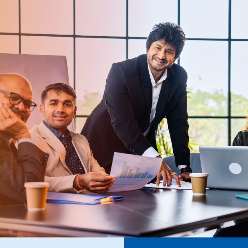 Dedicated offshore team in India collaborating in a secure operations center as an extension of a global business