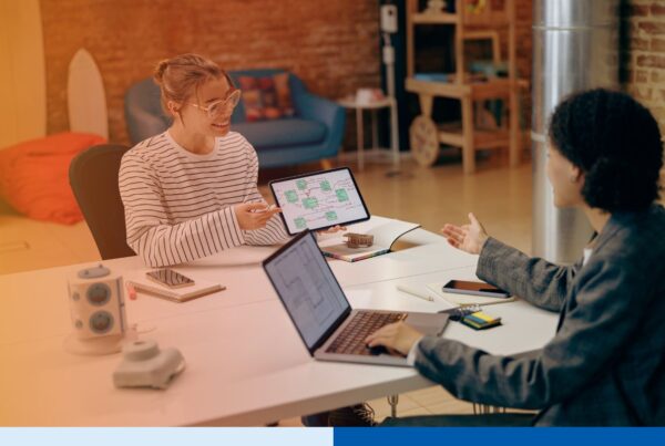 Offshore team hired through AI-Enabled Market Intelligence working together for an-outsourcing project