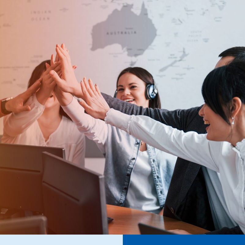 Internal teams working with offshore teams that were hired following the proper regulatory and HR compliance.