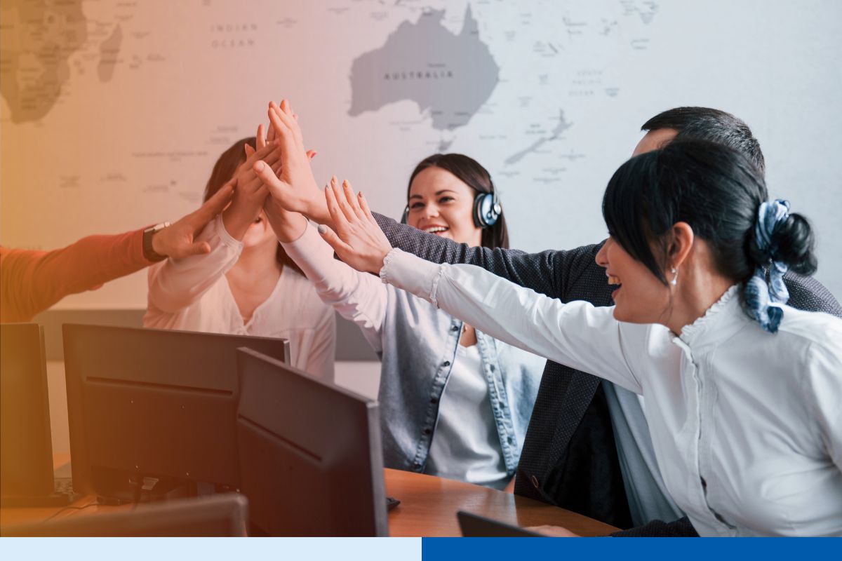 Internal teams working with offshore teams that were hired following the proper regulatory and HR compliance.