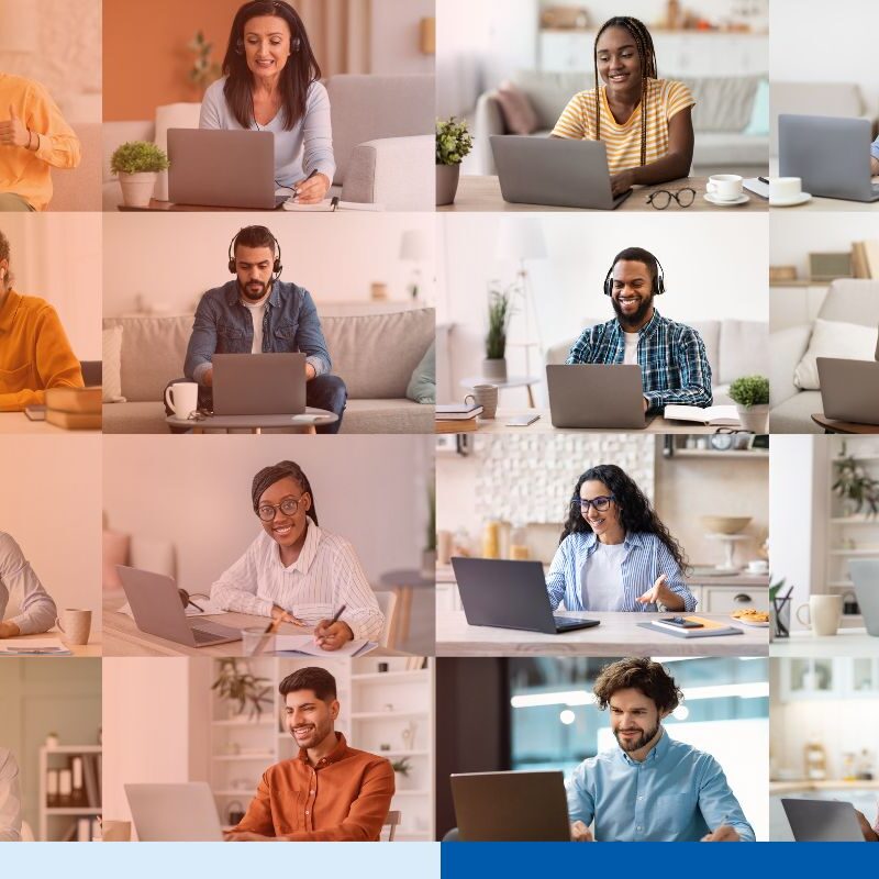 A group of remote teams working together for Hawaiian companies under the top industries