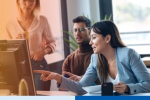 Colombia based software team collaborating for a project