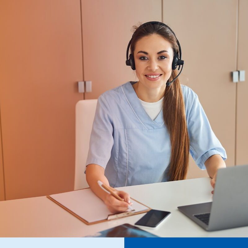 A remote medical virtual assistant hired to help combat healthcare worforce shortage.