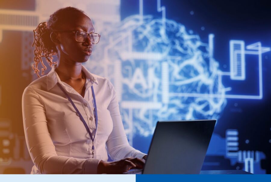 Recruiters using AI-powered hiring dashboard to screen and shortlist offshore candidates, Connext Global Solutions