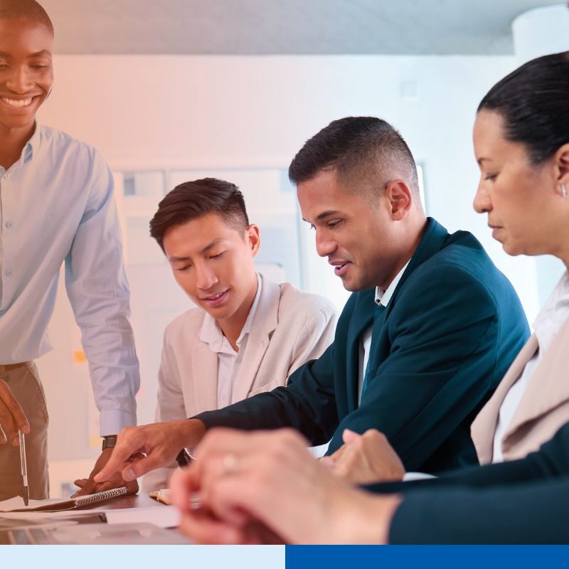 Offshore team members completing structured training modules through a Learning as a Service program