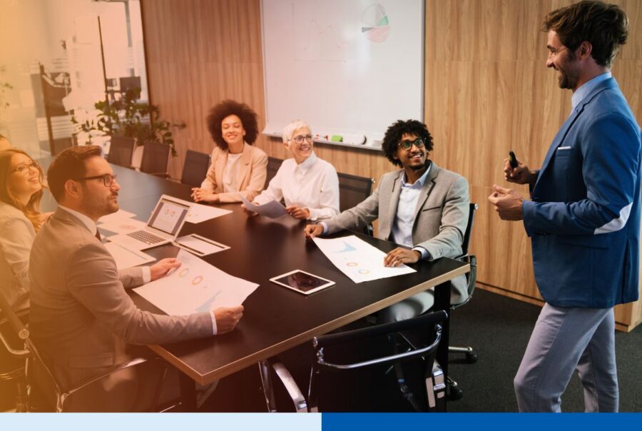 Offshore L&D manager delivering a structured onboarding program to a distributed team through a managed training process outsourcing model