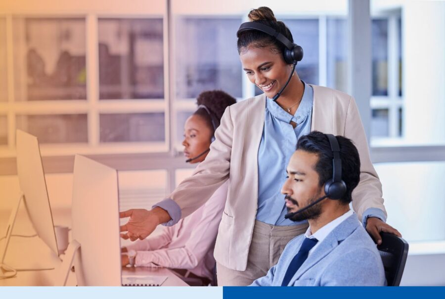 A group of offshore remote teams working together for a private equity firm.