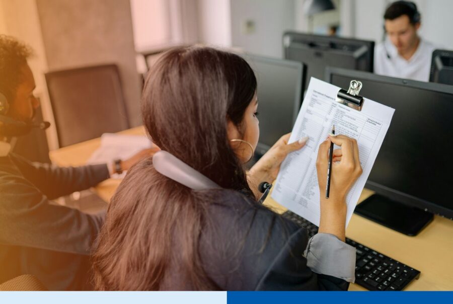 Offshore RCM specialists reviewing AI-generated insurance eligibility verification data