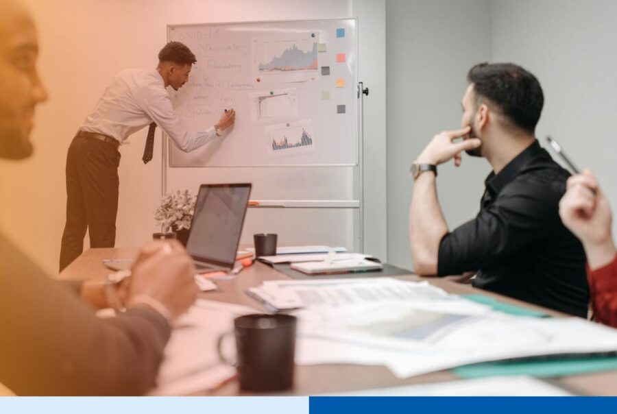 healthcare operations team discussing offshore BPO transition