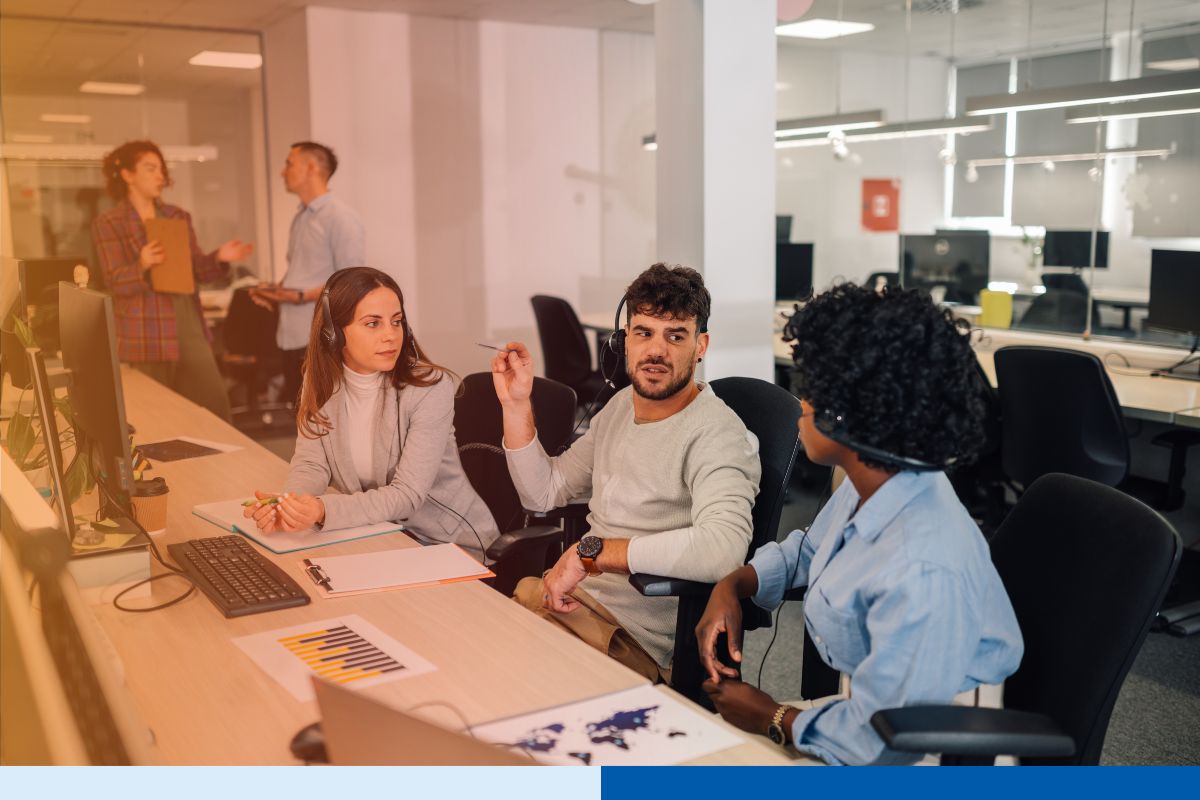 group of remote teams addressing the biggest challenges in customer service