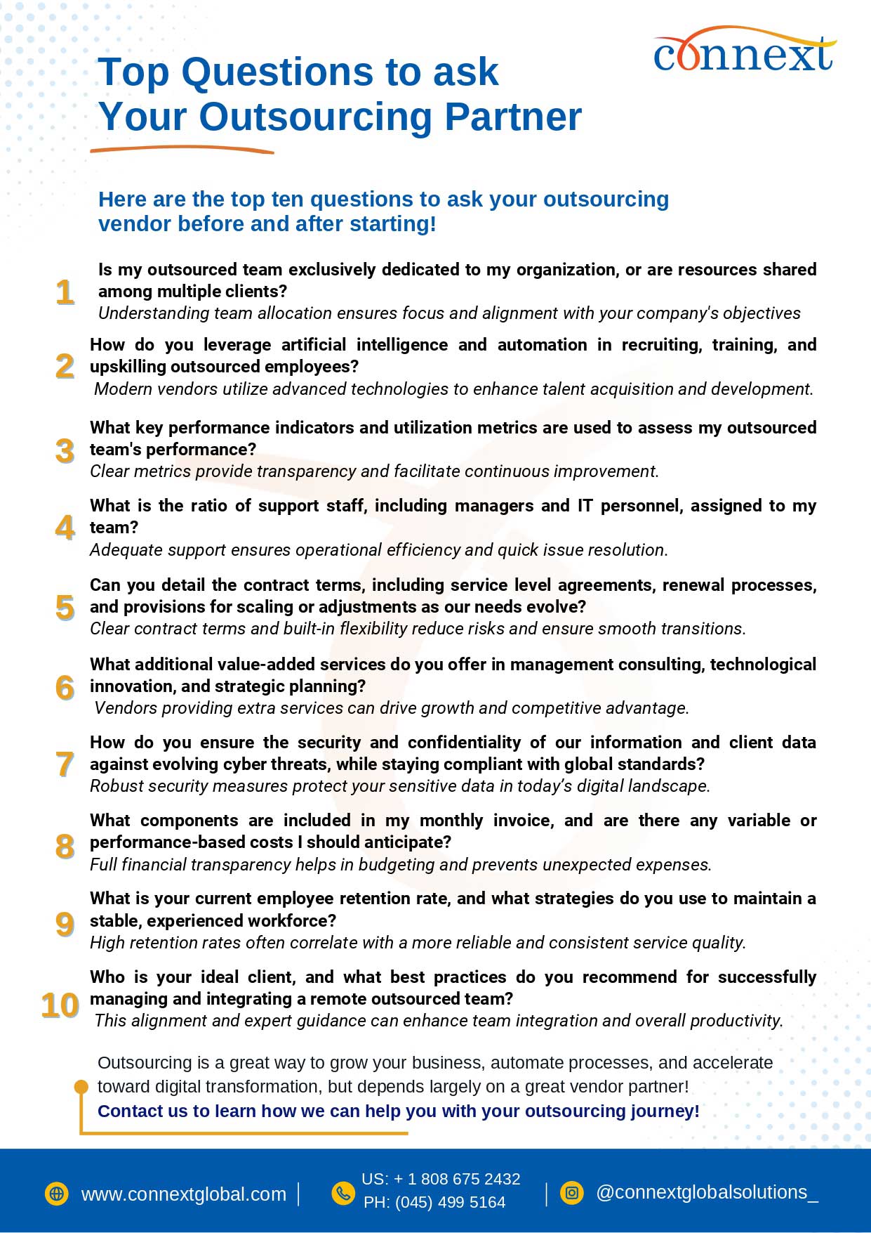 Questions for Your Outsourcing Partner Connext page 0001