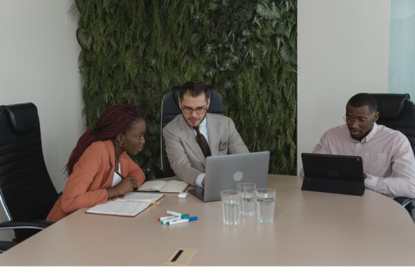 founders discussing the revenue cycle management outsourcing covers.