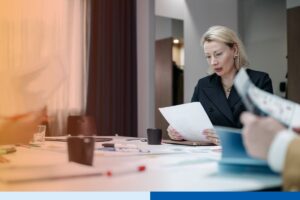 Business leader comparing offshore staffing options across finance, IT, and customer service departments