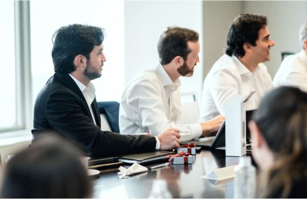 founders discussing the revenue cycle management outsourcing covers.